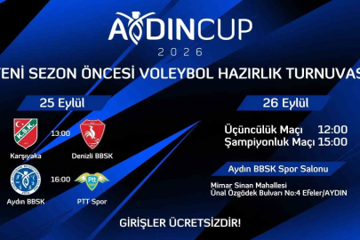 Aydın Cup 2026 için geri sayım başladı

