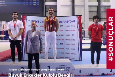 Artistik cimnastikte Kayseri’den tarihi başarı
