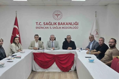 Erzincan İl Sağlık Müdürlüğünde İş Yeri Disiplin Kurulu Toplantısı yapıldı
