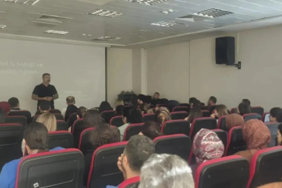 Sinop’ta güvenli çalışma eğitimi
