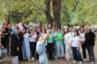 Egekent Hastanesi çalışanları yılın yorgunluğunu attı
