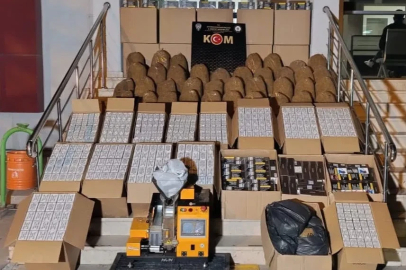 Kaçak tütün ve makaron operasyonunda 3 şüpheli yakalandı
