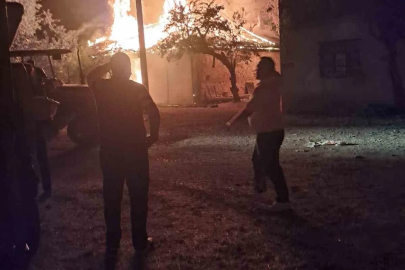 Besihane yangınında 4 büyükbaş hayvan telef oldu

