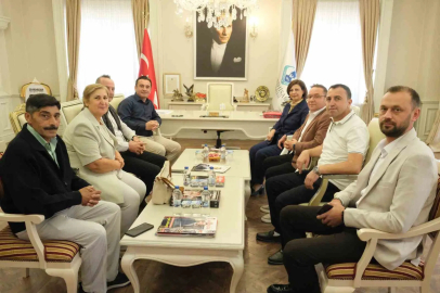 Başkan Ünlüce’den, Başkan Dökmeci’ye ziyaret
