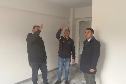 Şeyh Edebali Özel Bakım Merkezi inşaatında inceleme
