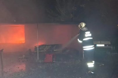 Payas’ta iş yeri yangını
