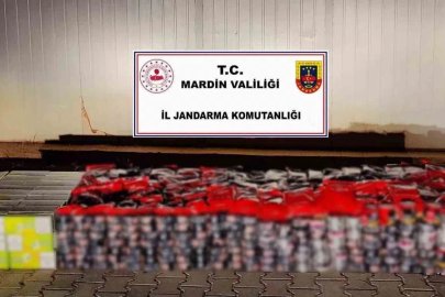 Mardin’de 5 milyon liralık kaçak ürün ele geçirildi
