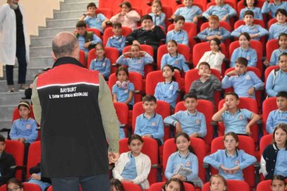 Bayburt’ta öğrencilere gıda kaybı ve israfı konusunda eğitim verildi
