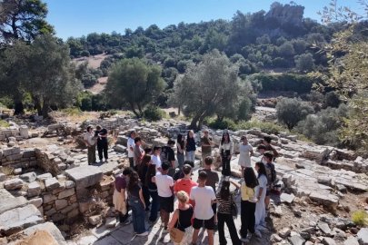Bodrum’da öğrenciler Pedasa Antik Kenti’nde tarih ve doğayla buluştu
