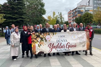 Çorum’da yaşlılar için farkındalık yürüyüşü
