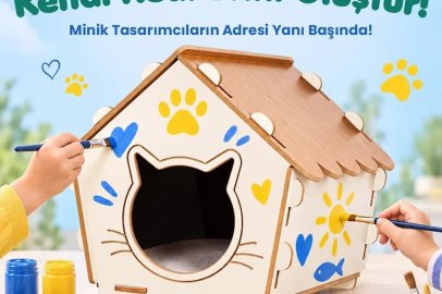 M1 Konya AVM’den Dünya Hayvanları Koruma Günü’ne özel ‘Kedi Evi Atölyesi’
