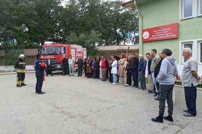 Havza Bakım ve Aile Danışma Merkezinde yangın tatbikatı
