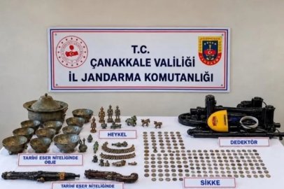 Çanakkale’de tarihi eser kaçakçılığına jandarma müdahalesi

