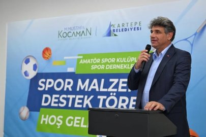 Kartepe’de amatör spor kulüplerine 3 milyon 350 bin liralık destek
