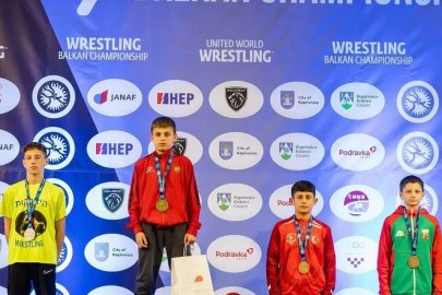 Erzincanlı güreşçi Balkan Şampiyonası’nda bronz madalya kazandı

