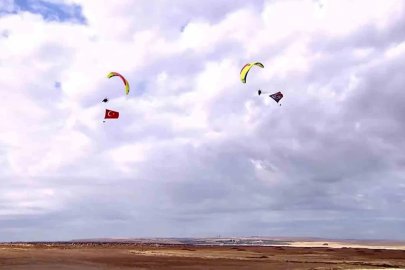 TEKNOFEST’te paramotor gösterisi
