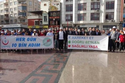 Kilis’te sağlıklı yaşam için farkındalık yürüyüşü düzenlendi
