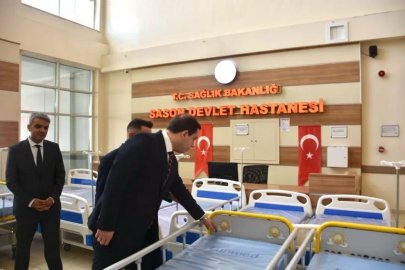 Sason’da yatağa bağımlı vatandaşlar için 10 hasta yatağı temin edildi
