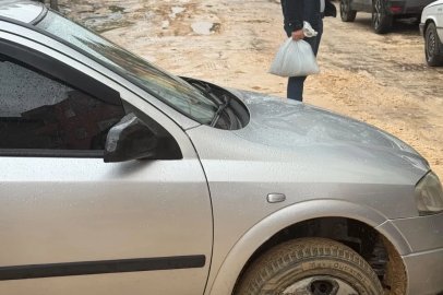 Mazıdağı’nda yağmur sonrası araçlar yolda kaldı
