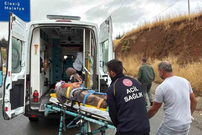 Elazığ’da kamyonun çarptığı adam yaralandı
