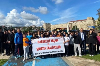 Sinop’ta Dünya Yürüyüş Günü etkinliği
