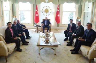 Cumhurbaşkanı Erdoğan, Şile Belediye Başkan Vekili Terzi’yi kabul etti.

