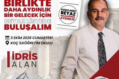 Başkan İdris Alan: "Şehrimizin geleceği için tüm üyelerimizi sandığa davet ediyorum"
