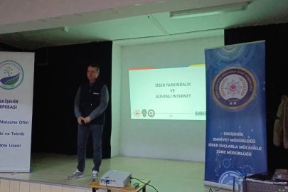 Eskişehir’de lise öğrencilerine siber güvenlik eğitimi verildi
