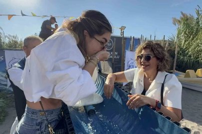Balık festivalinde 6 bin yavru balık denizle buluştu

