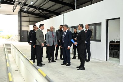 Aşkale Uygulama Noktası’ndaki çalışmaları incelediler
