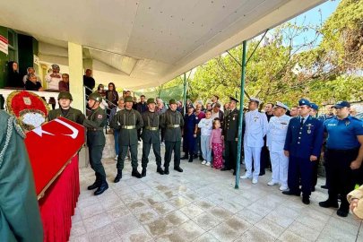 Kıbrıs Gazisi Ali Yay, askeri törenle son yolculuğuna uğurlandı
