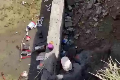 Belediyenin 2 gün önce çevre güvenliği alınmadığı için ceza yazdığı inşaatın temeline düşen yaşlı adam yaralandı
