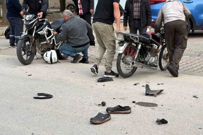Bolu’da iki motosiklet kafa kafaya çarpıştı: 2 yaralı

