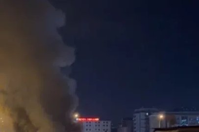 Kahramanmaraş’ta iş yeri yangını
