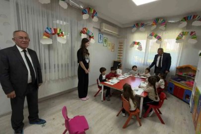 Sarıgöl’de miniklerin eğitim yuvasına ziyaret
