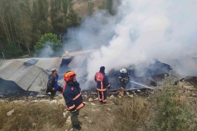Heybetepe köyünde çıkan yangın söndürüldü
