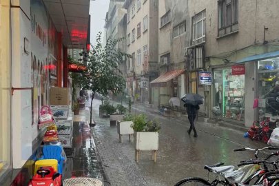 Bingöl’de beklenen sağanak başladı
