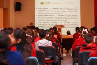 Erzincan’da öğrencilere sıfır atık ve çevre bilinci eğitimi

