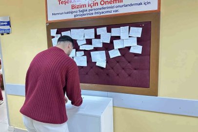 Midyat Devlet Hastanesinde bir ilk: "Teşekkür Köşesi" hizmete girdi
