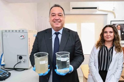 Başkan Dutlulu hizmete giren arıtma tesisinde incelemelerde bulundu
