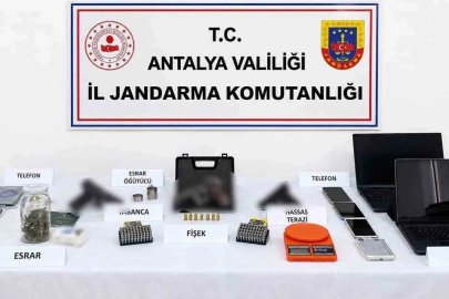 Antalya’da uyuşturucu operasyonu
