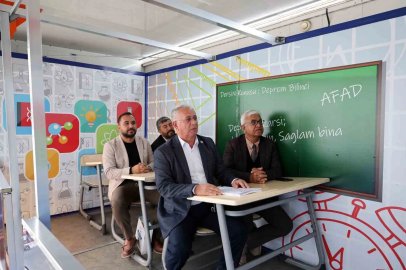 Deprem tırı ile 6,4’lük tatbikat
