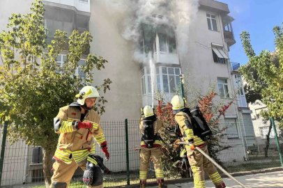 Edirne’de apartman dairesinde yangın
