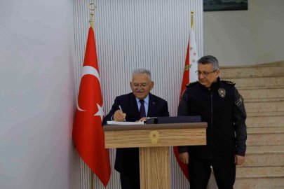 Başkan Büyükkılıç’tan, İl Emniyet Müdürü Ergen’e hayırlı olsun ziyareti
