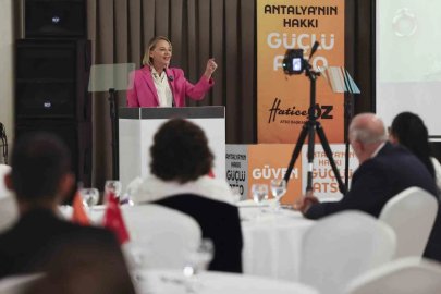ATSO adayı Hatice Öz:  "Antalya geleceği kuran şehir olmalı"
