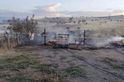 Gediz’de samanlık yangınında 1 kişi hayatını kaybetti
