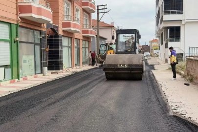 Alaca’da asfalt çalışmaları sürüyor
