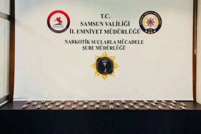 Samsun’da 2 bin 352 sentetik ecza ele geçirildi: 3 gözaltı
