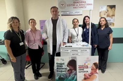 Bandırma’da anne adaylarına normal doğum bilgilendirmesi

