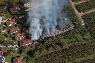Düzce’de fabrikada yangın çıktı
